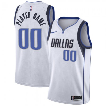 Maillot Basket Dallas Mavericks Personnalisé 2020-21 Nike Association Edition Swingman - Homme